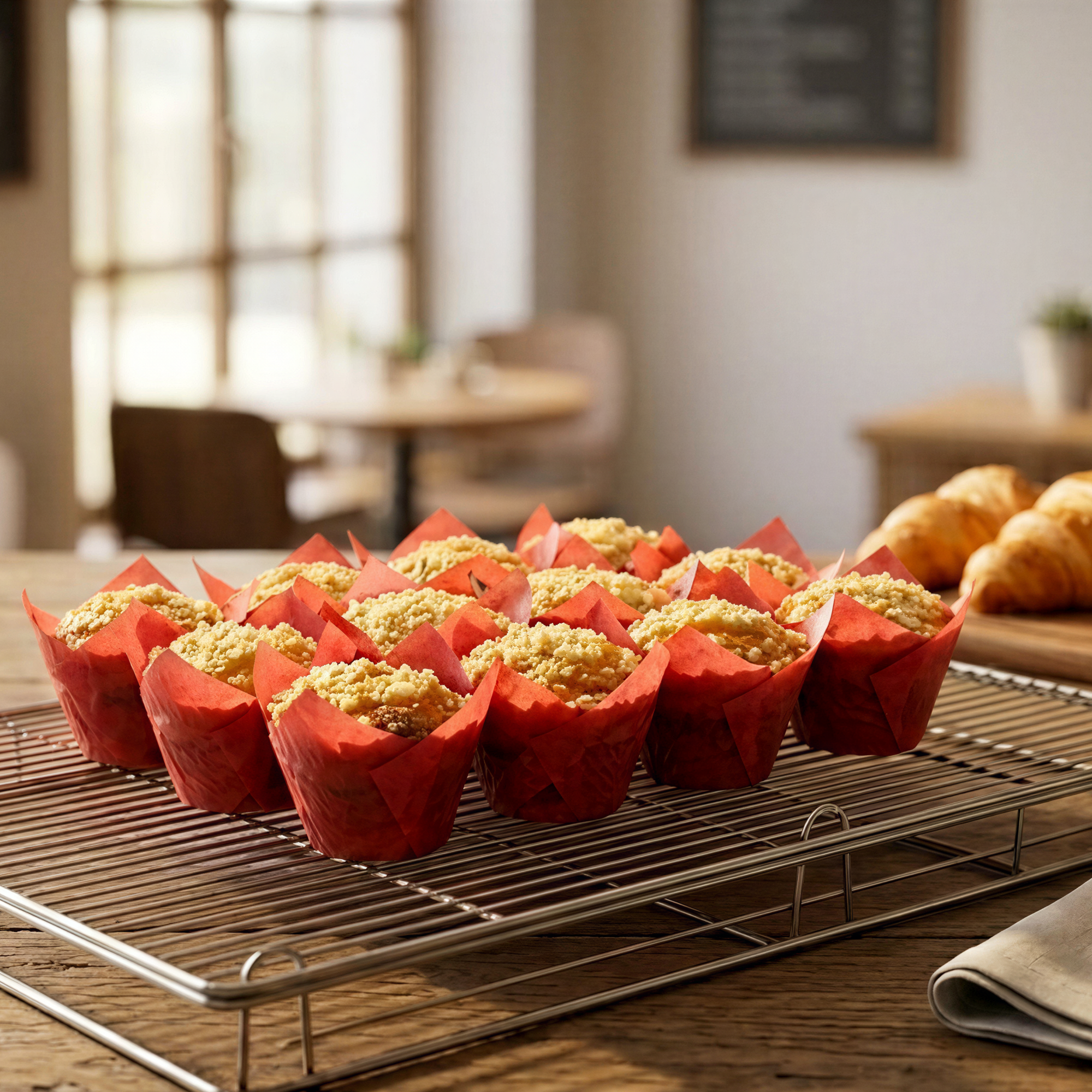 Raspberry Crumble Muffins