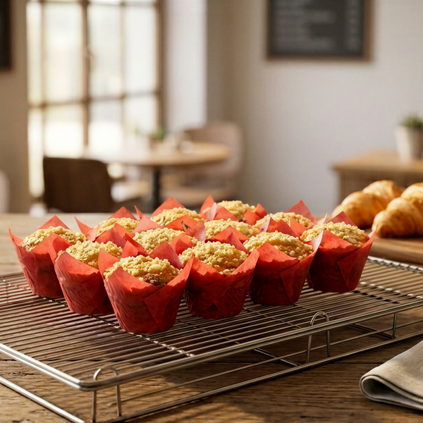 Raspberry Crumble Muffins