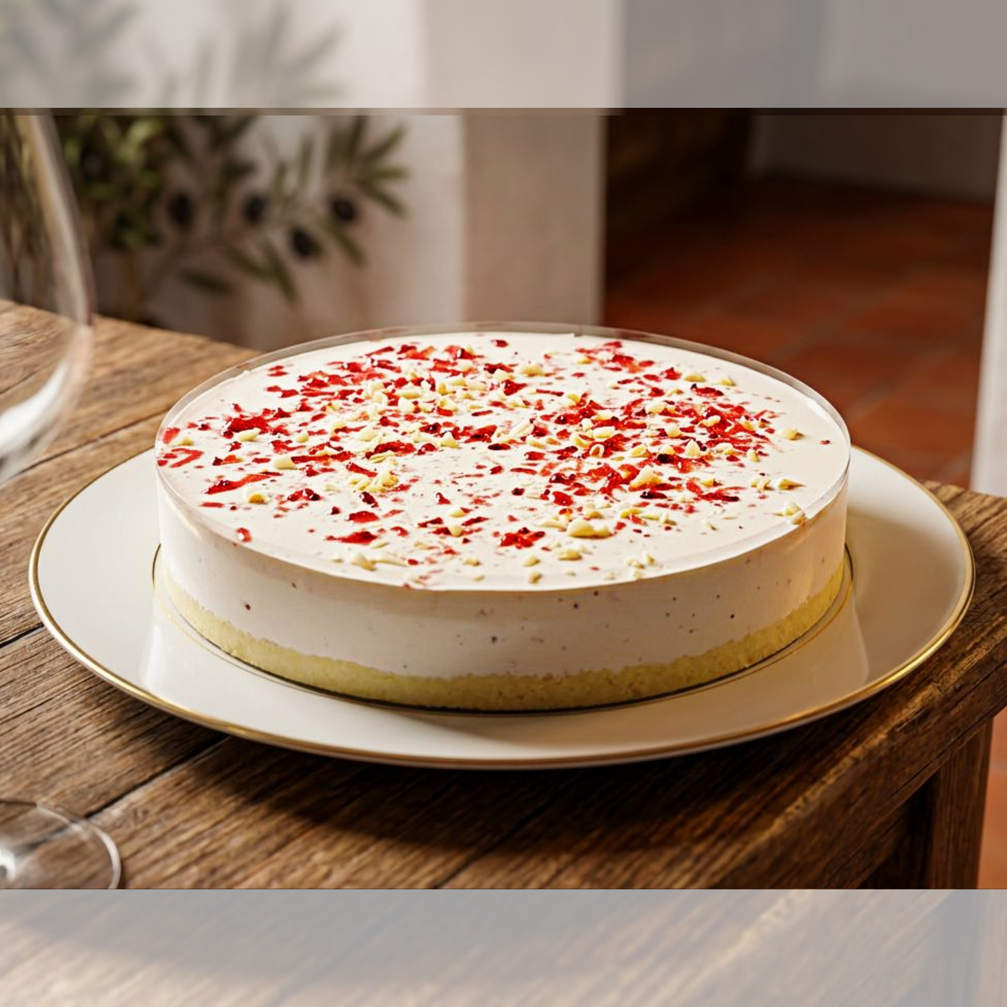 Raspberry and White Chocolate Cheesecake. Prices starting from